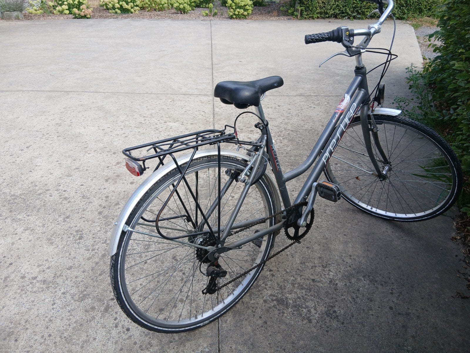 dames kotfiets, Ophalen, Versnellingen