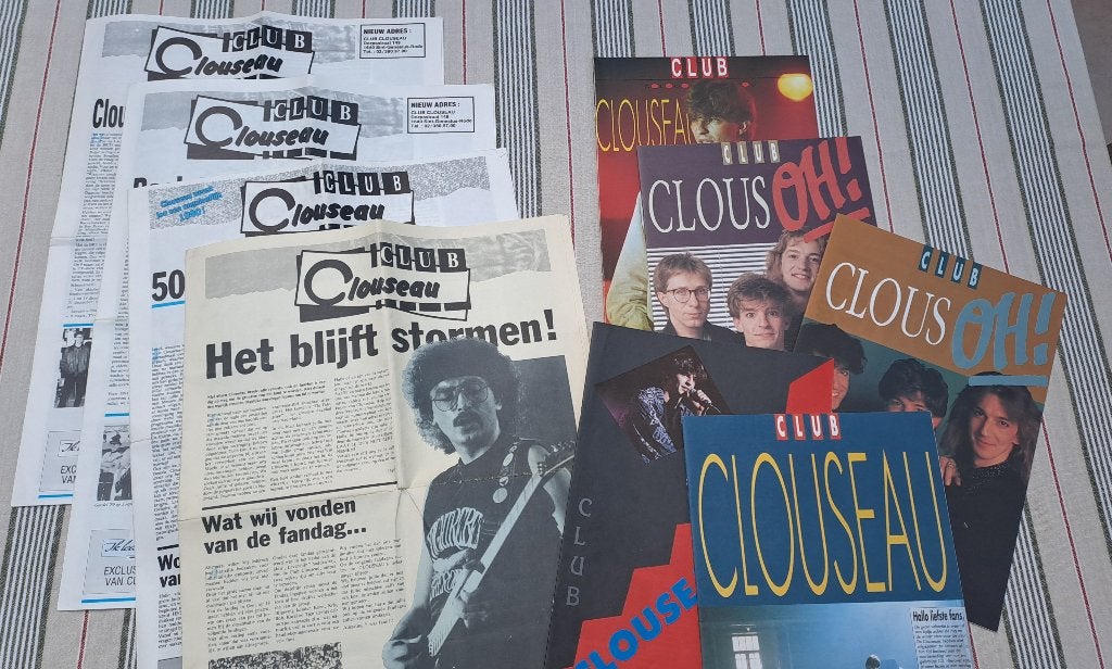 9 originele Club Clouseau magazines, Ophalen of Verzenden, Zo goed als nieuw, Boek, Tijdschrift of Artikel