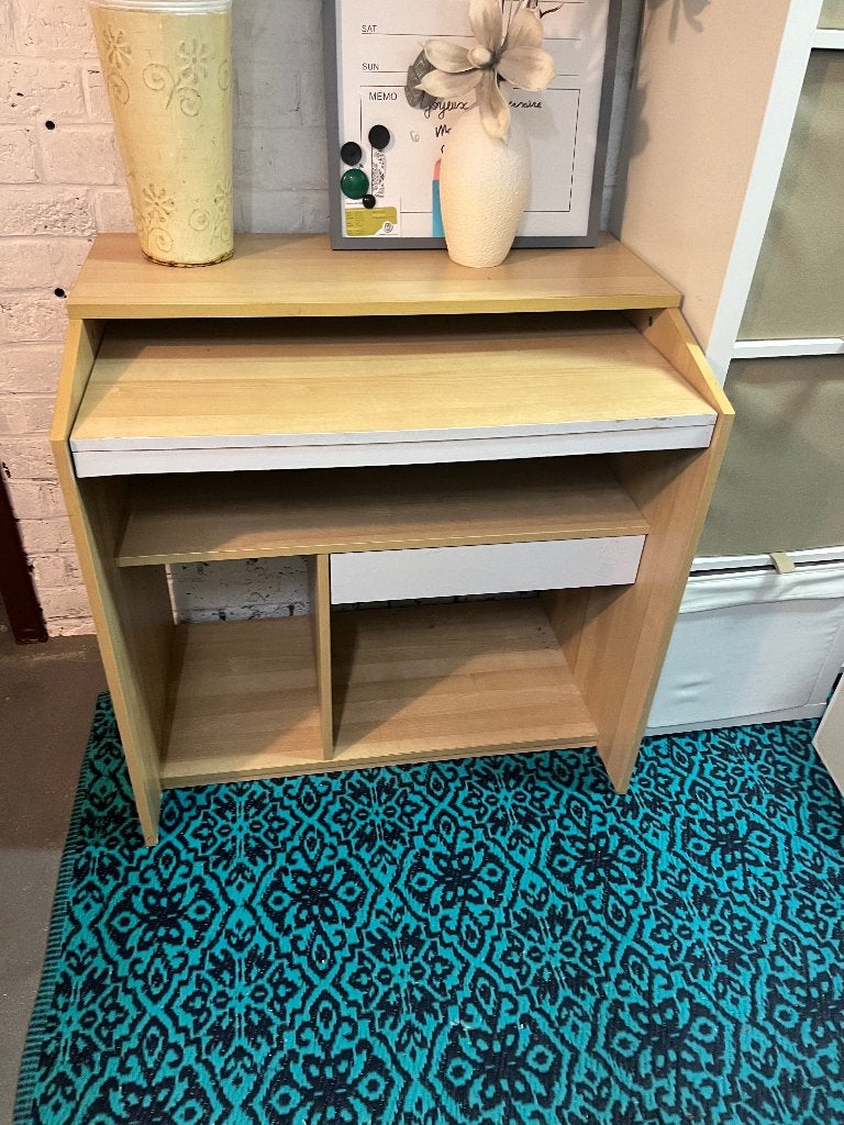 Bureau avec tiroir coulissant, Enlèvement, Utilisé, Bois