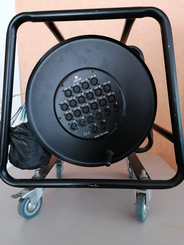 XLR haspel, Muziek en Instrumenten, Kabels en Stekkers, Ophalen, Gebruikt, Microfoon