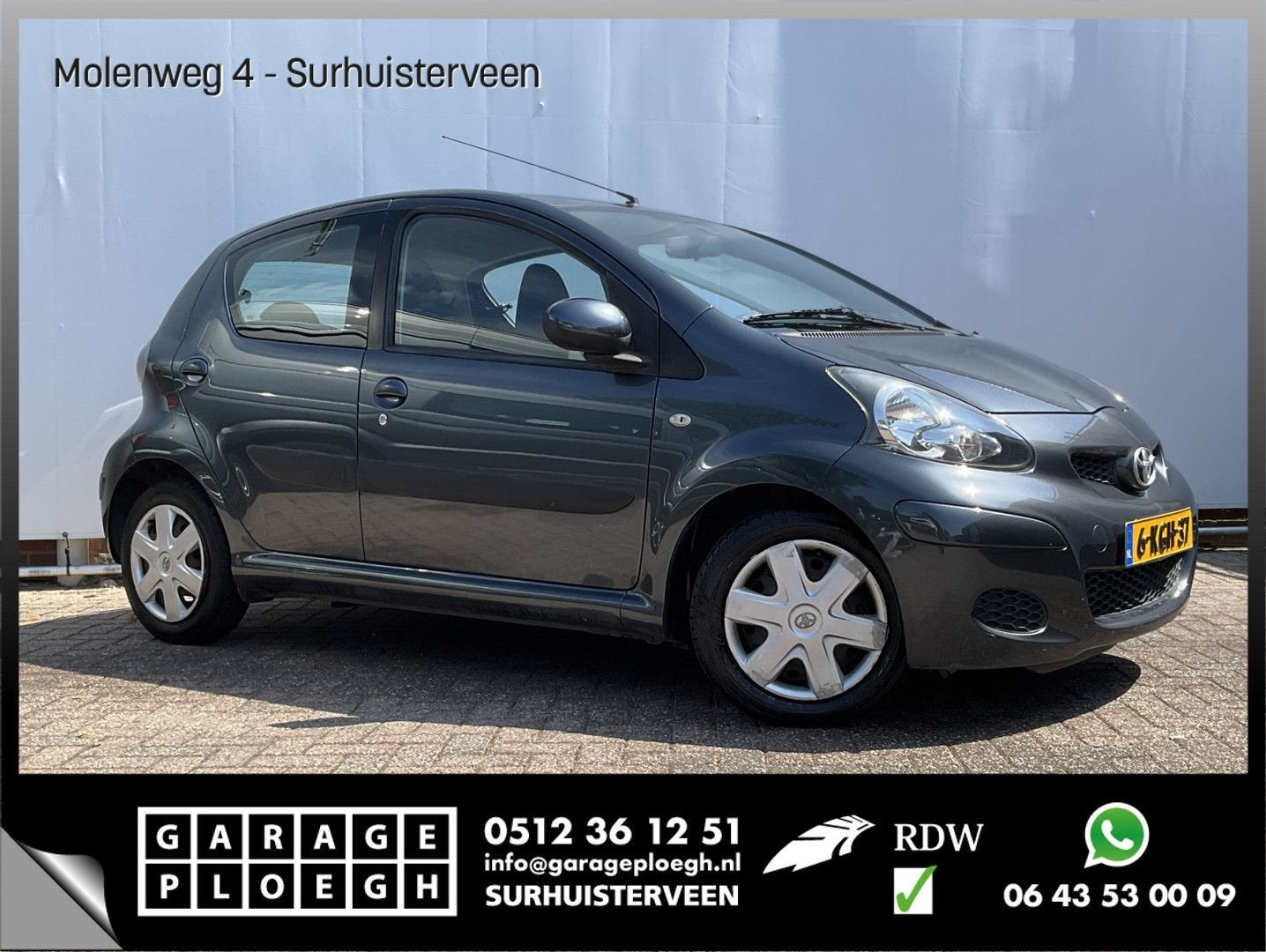 Toyota Aygo 1.0-12V Comfort Navigator 5-Deurs Airco, Autos, Toyota, Argent ou Gris, Achat, Entreprise, Essence