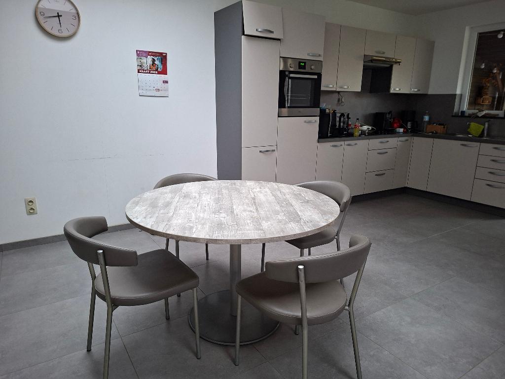 Keukentafel 4 stoelen, Ophalen, Gebruikt