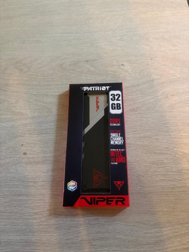 Patriot Viper Venom DDR5 1x32GB 6000MHz CL30, Computers en Software, RAM geheugen, Zo goed als nieuw, Desktop, 32 GB, DDR5, Ophalen of Verzenden