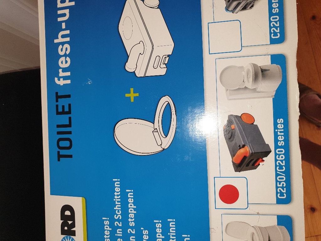 NIEUW Thetford toilet fresh up C250/C260, Caravans en Kamperen, Kampeeraccessoires, Ophalen, Nieuw
