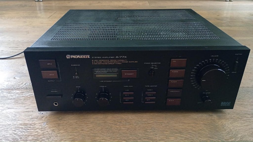 Pioneer A-77X Stereo Amplifier, 60 à 120 watts, Enlèvement, Stéréo, Pioneer