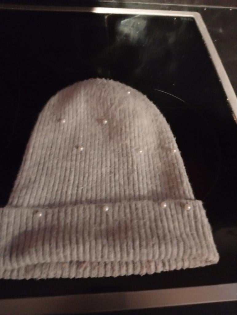 Beanie met parels voor dames, Ophalen of Verzenden, Muts