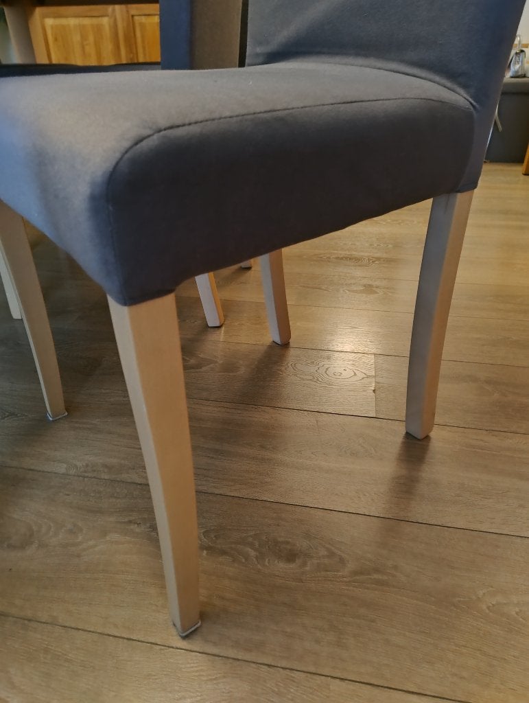 Eetkamer - tafel + 6 stoelen, Ophalen, Overige materialen, Gebruikt, 50 tot 100 cm