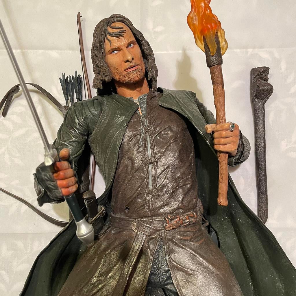 Aragorn LOTR groot figuur NECA 2004, Enlèvement ou Envoi, Comme neuf