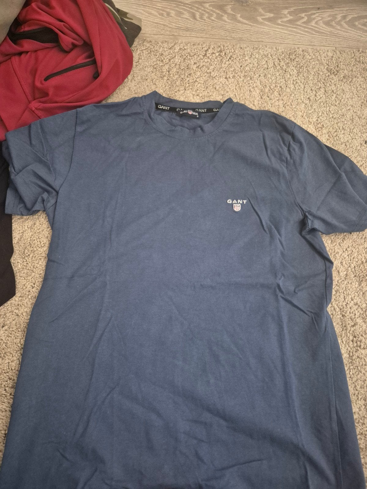 Donkerblauwe Gant USA T-shirt Maat S, Ophalen, Blauw, Zo goed als nieuw, Gant