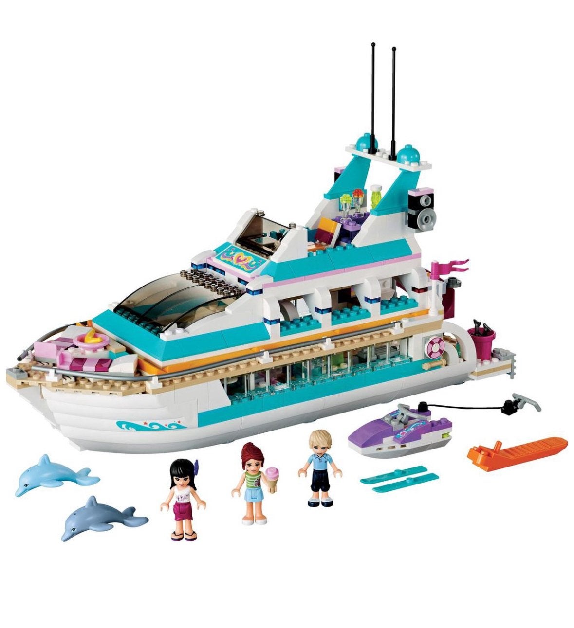 Lego 41015 Friends Doplhin Cruiser, Enlèvement ou Envoi, Lego, Ensemble complet, Friends