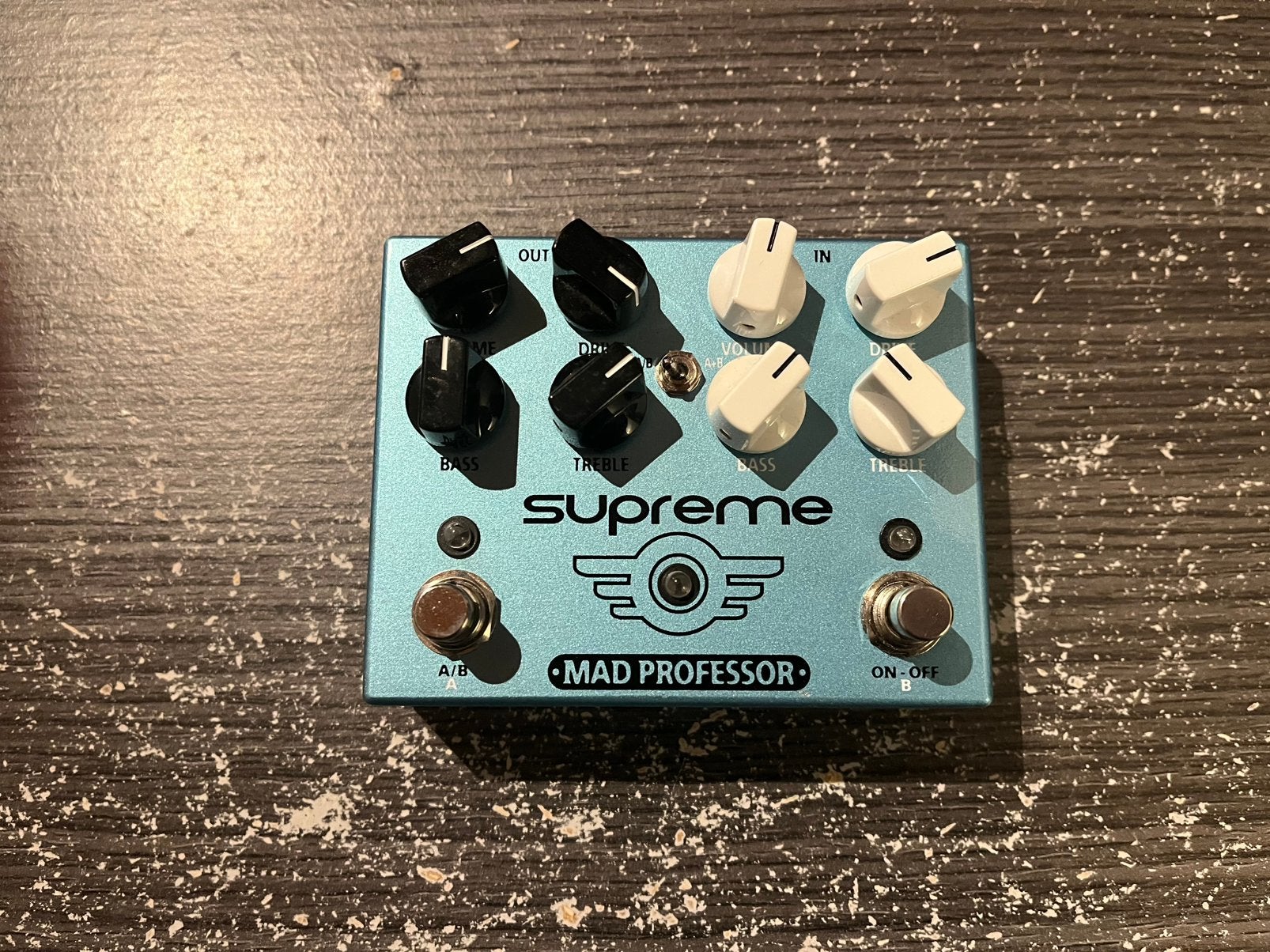 Mad Professor Supreme Overdrive Boîte & Manuel, Enlèvement ou Envoi, Comme neuf, Distortion, Overdrive ou Fuzz