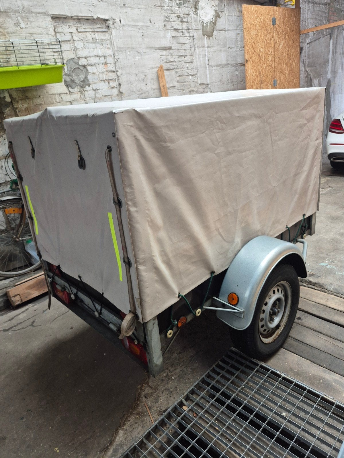 2 remorque ( 1 bâché + 1 bagagère ), Enlèvement, Utilisé