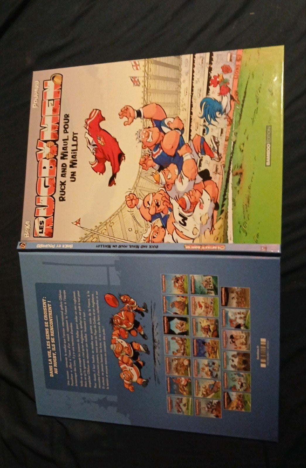 bd les rugbyman N13, Une BD, Enlèvement, Utilisé