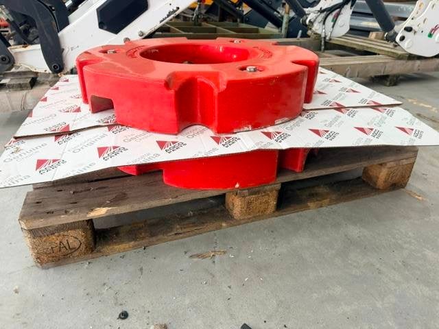 Fendt 300 KG achterwielgewichten met adapterplaten, Gebruikt