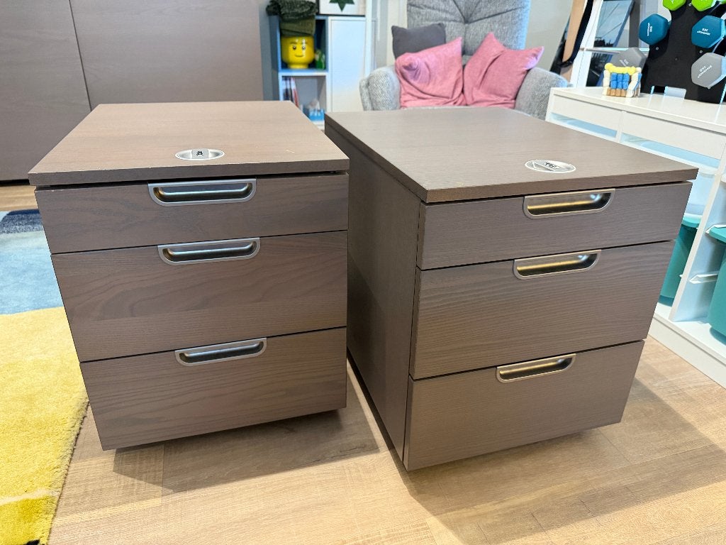 Bureaukastjes Ikea (Galant reeks), Huis en Inrichting, Bureaus, Ophalen, Gebruikt, Hout, Schoolbureau