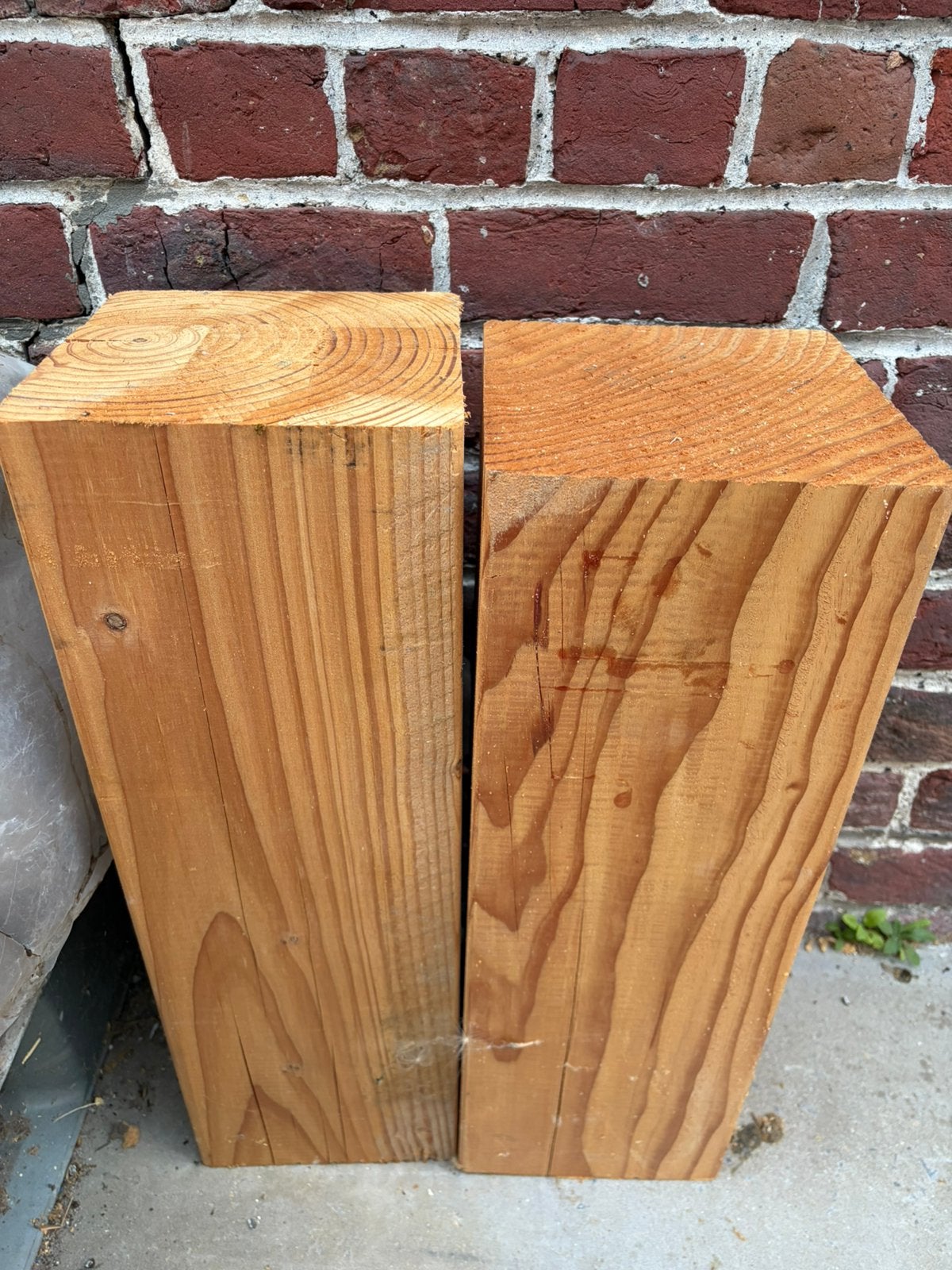 2 HOUTEN OF DECORATIEVE KRUKKEN, Ophalen, Nieuw
