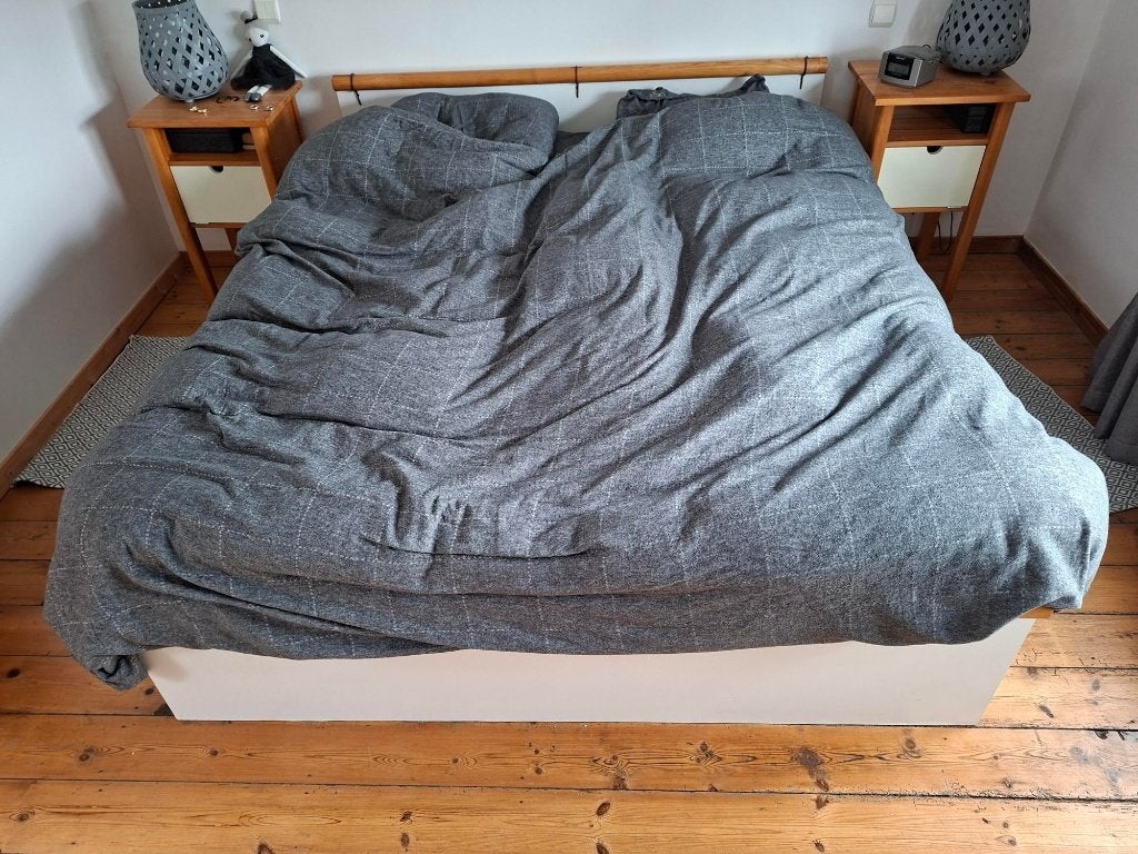 Chambre à coucher complète en très bon état, Huis en Inrichting, Slaapkamer | Complete slaapkamers, Gebruikt, Tweepersoons, Ophalen