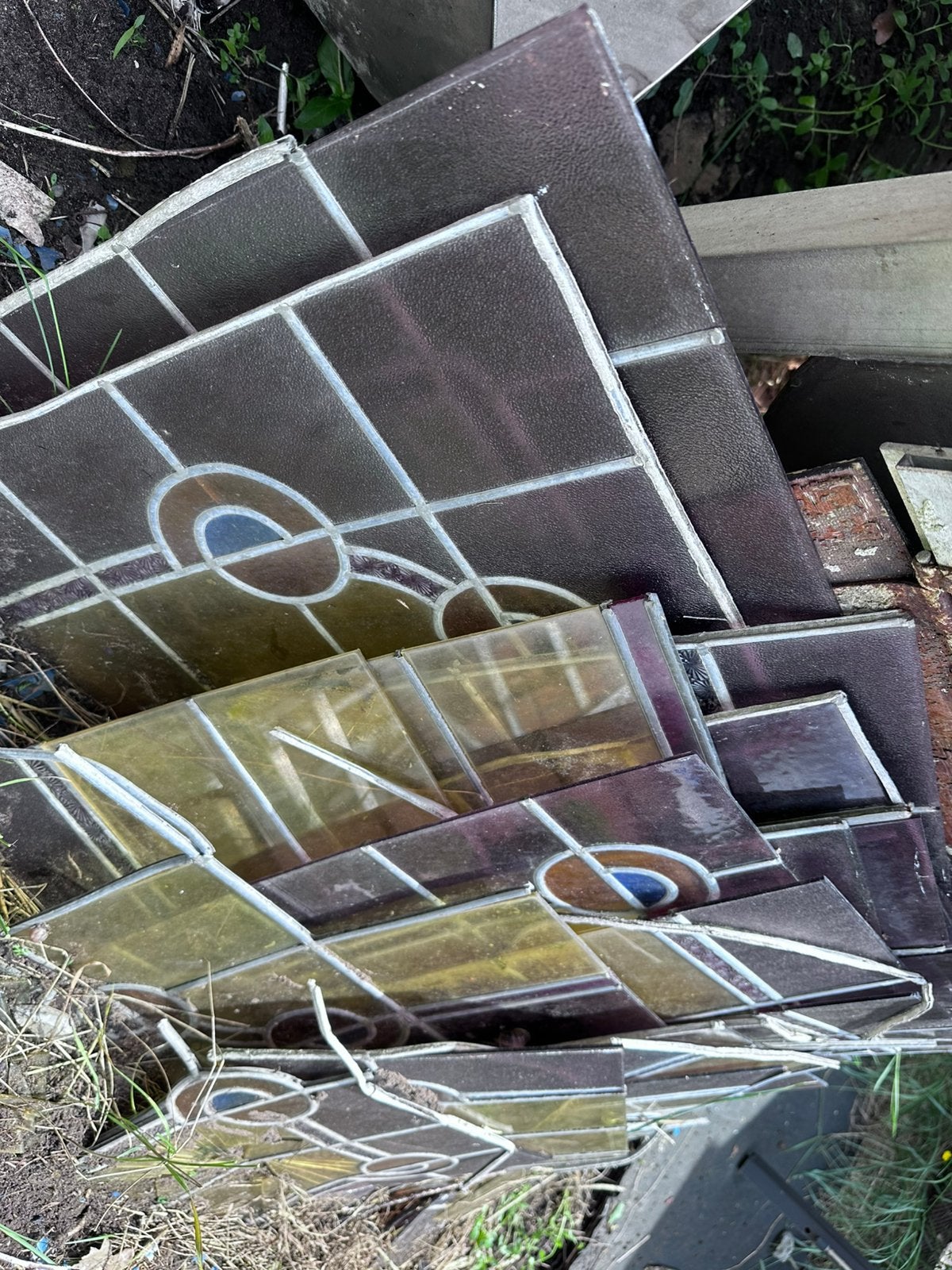 Loodglas, Doe-het-zelf en Bouw, Ophalen, Gebruikt, Glasplaat