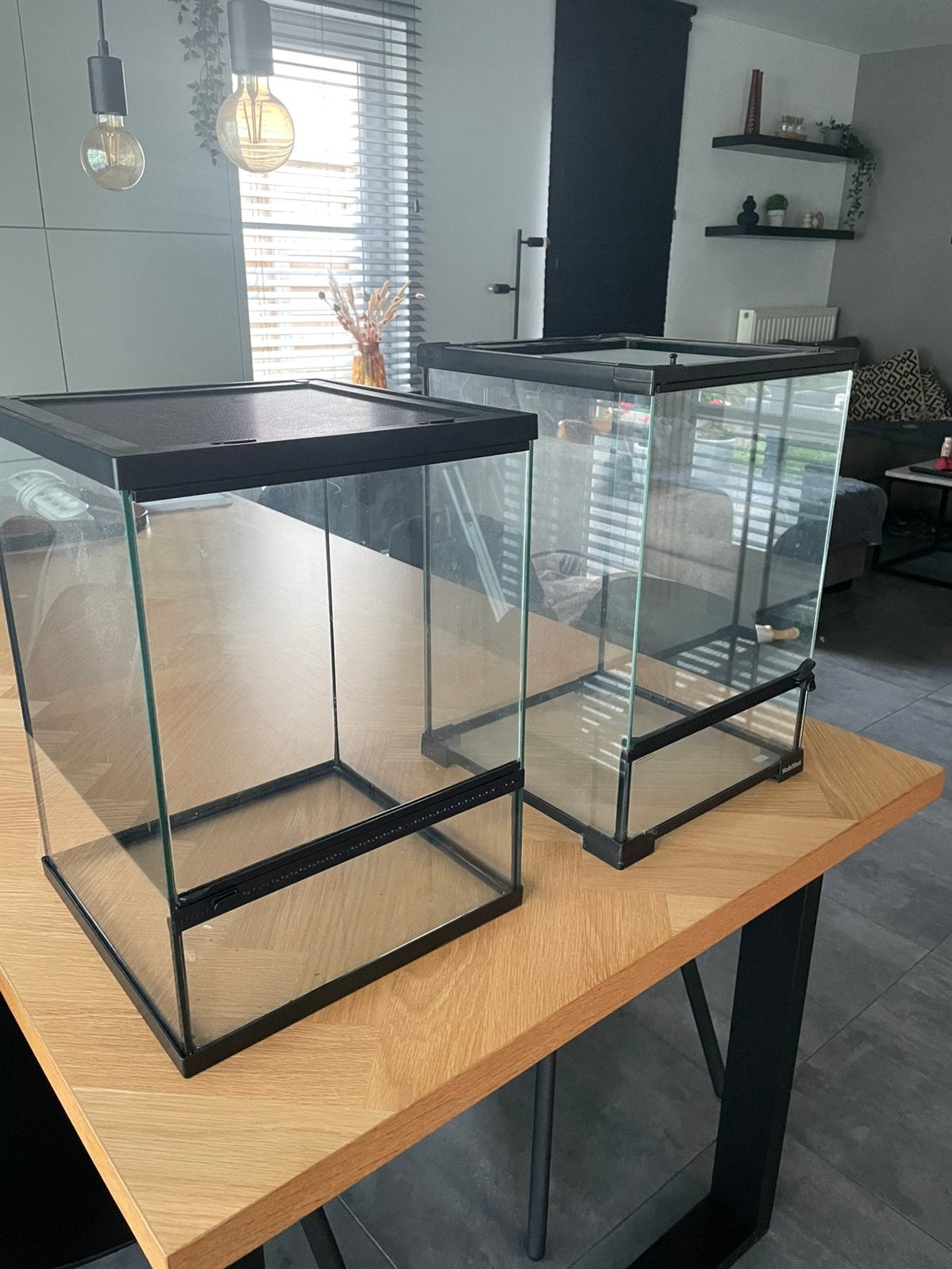 Terrarium 2x - zo goed als nieuw, Enlèvement, Comme neuf, Terrarium ou Paludarium