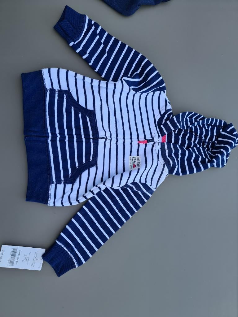 marine gestreepte pull, hoody, CA, 86 NIEUW, Enfants & Bébés, Vêtements de bébé | Taille 86, Enlèvement, Comme neuf