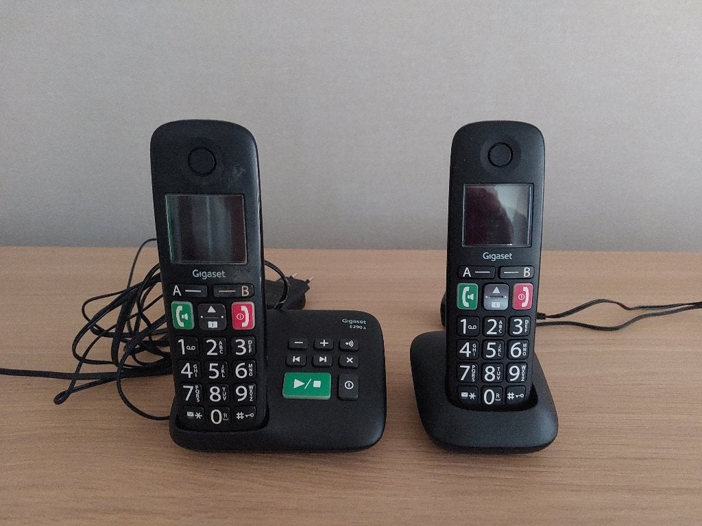 draadloze telefoons, Telecommunicatie, Ophalen, Gebruikt, 2 handsets
