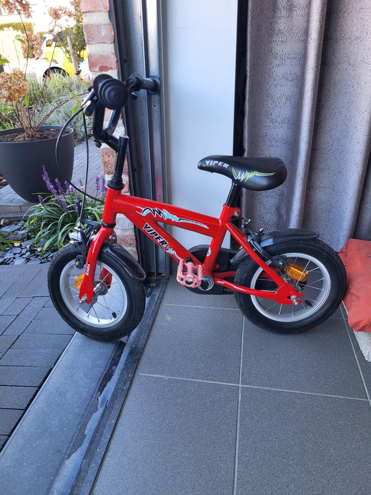 kinderfiets 12 inch, Ophalen