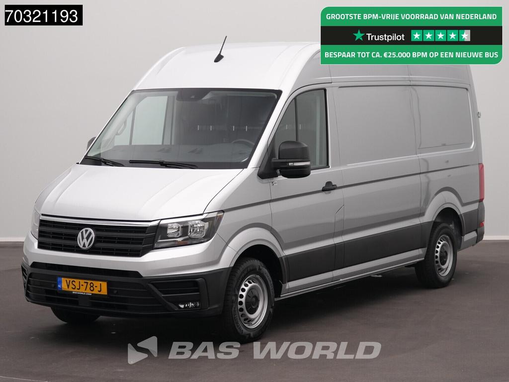 Volkswagen Crafter 140pk Automaat L3H3 Trekhaak Airco Cruise, Autos, Argent ou Gris, Achat, Euro 6, Entreprise