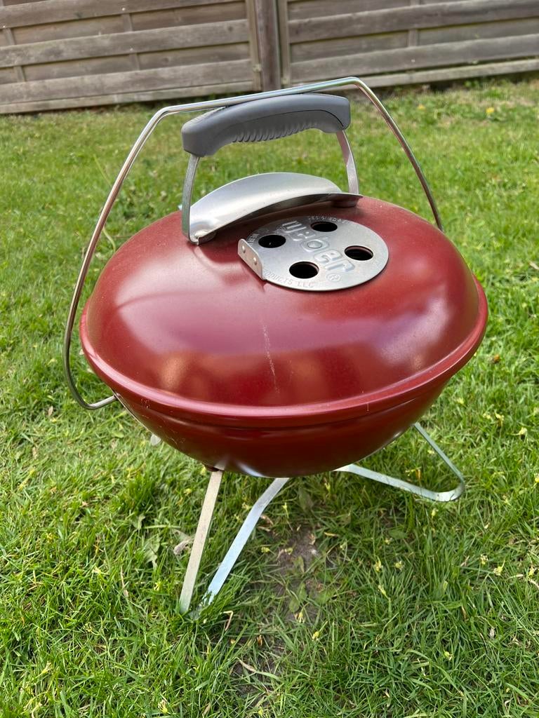 Weber bbq tafelmodel, Tuin en Terras, Ophalen, Gebruikt