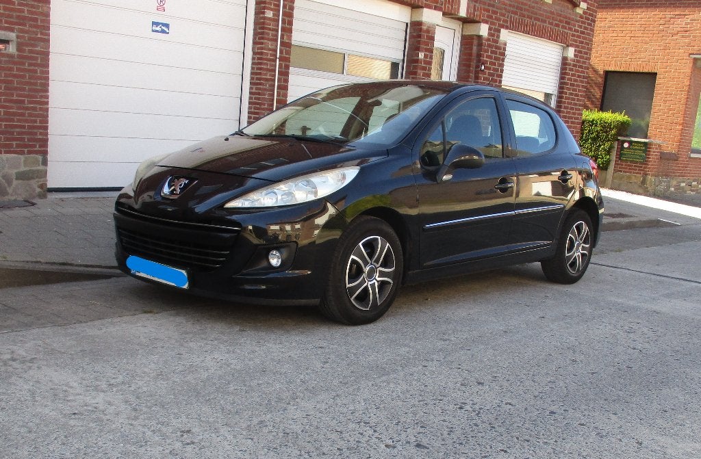 Peugeot 207 1.4 Benzine/Airco/Euro5/Gekeurd+Carpass, Auto's, Euro 5, Stof, Zwart, 4 cilinders