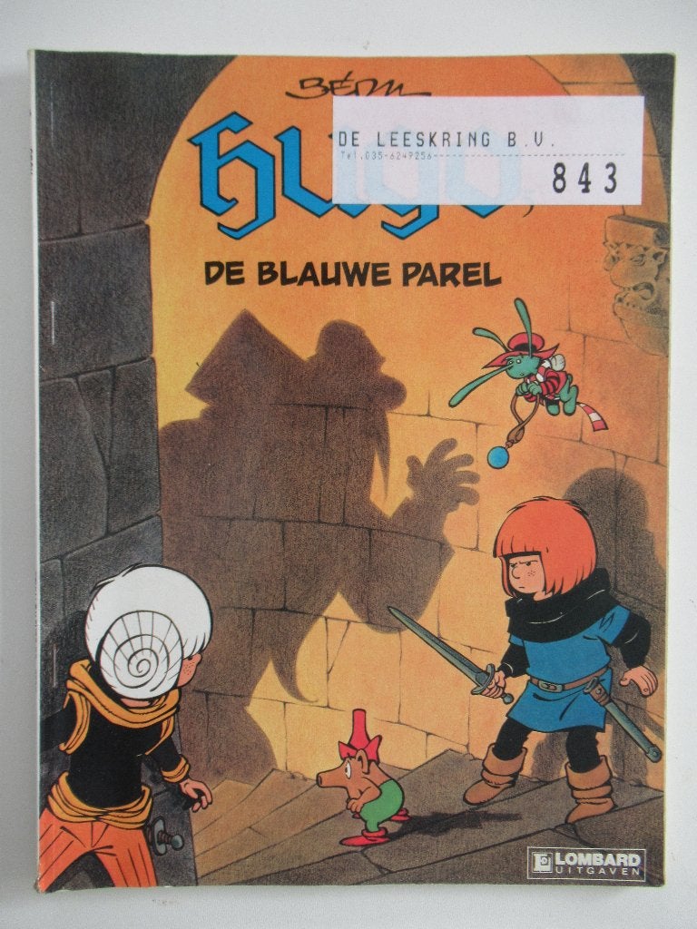 hugo...nr.5...de blauwe parel.............1st, Ophalen of Verzenden, Gelezen