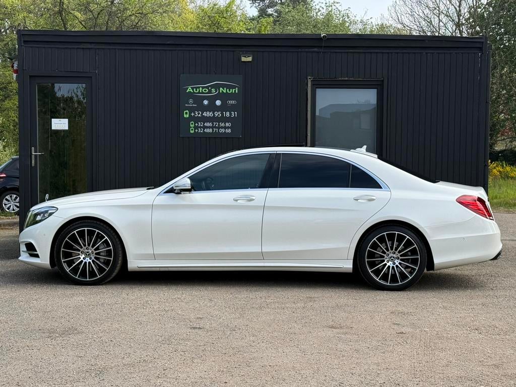 Mercedes-benz s350d long amg full option 2017, Automaat, Euro 6, Wit, Leder