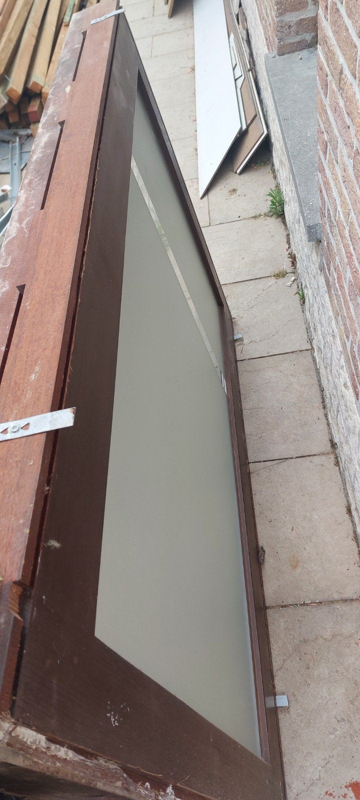 Gratis raam in hout 2 stuks, Doe-het-zelf en Bouw, Ophalen, Hout