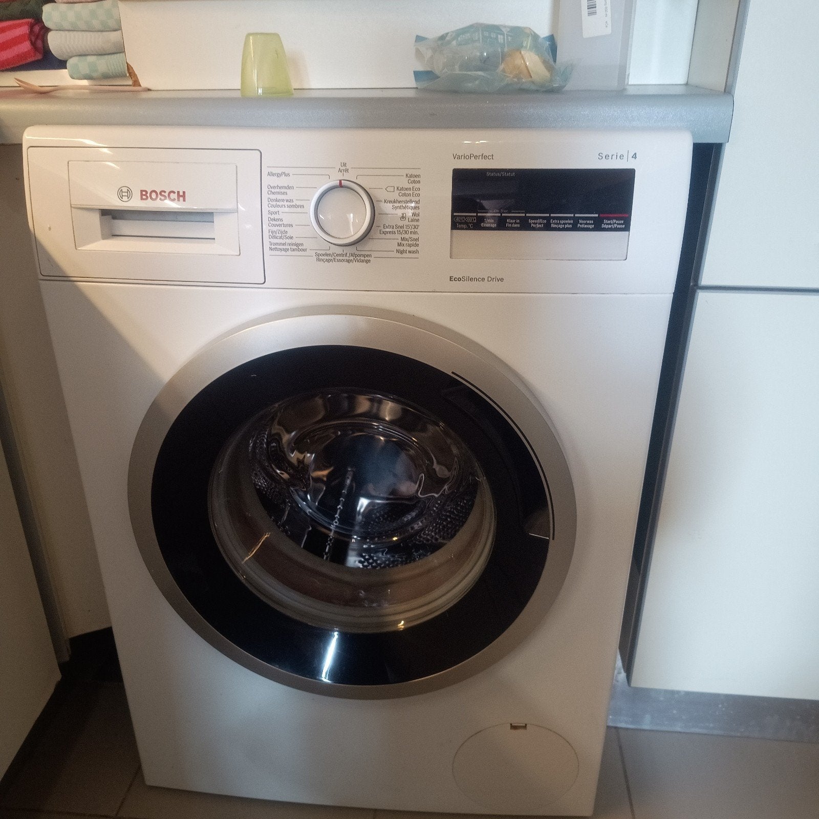 Bosch wasmachine Varioperfect serie 4, Elektronische apparatuur, Wasmachines, Ophalen, Gebruikt, Minder dan 85 cm, Voorlader