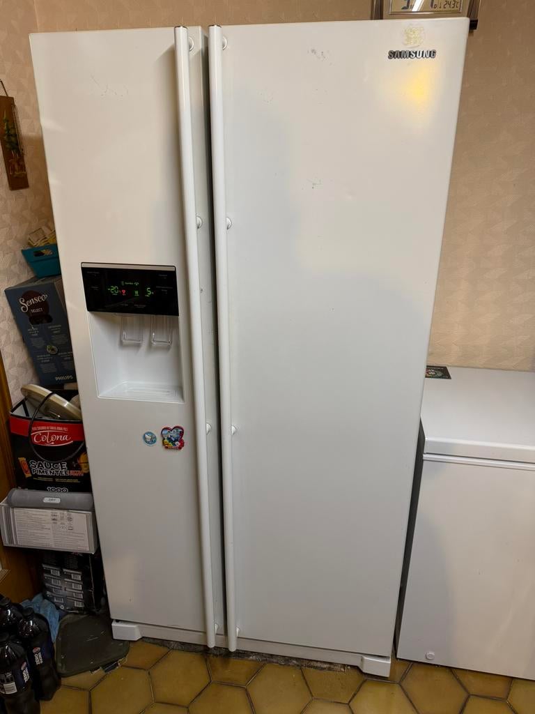 Frigo américain Samsung urgent doit partir, Enlèvement, Utilisé