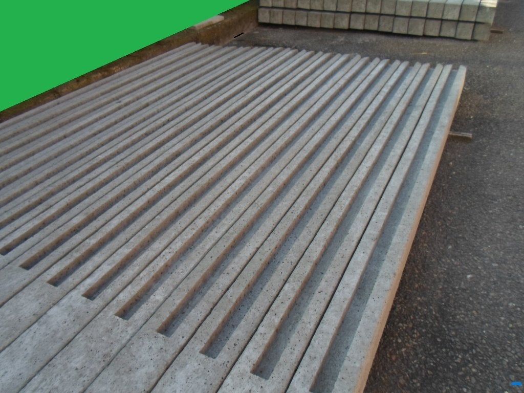 palen betonpalen schutting betonplanken antraciet platen, Ophalen, Nieuw, 20 meter of meer, Overige typen