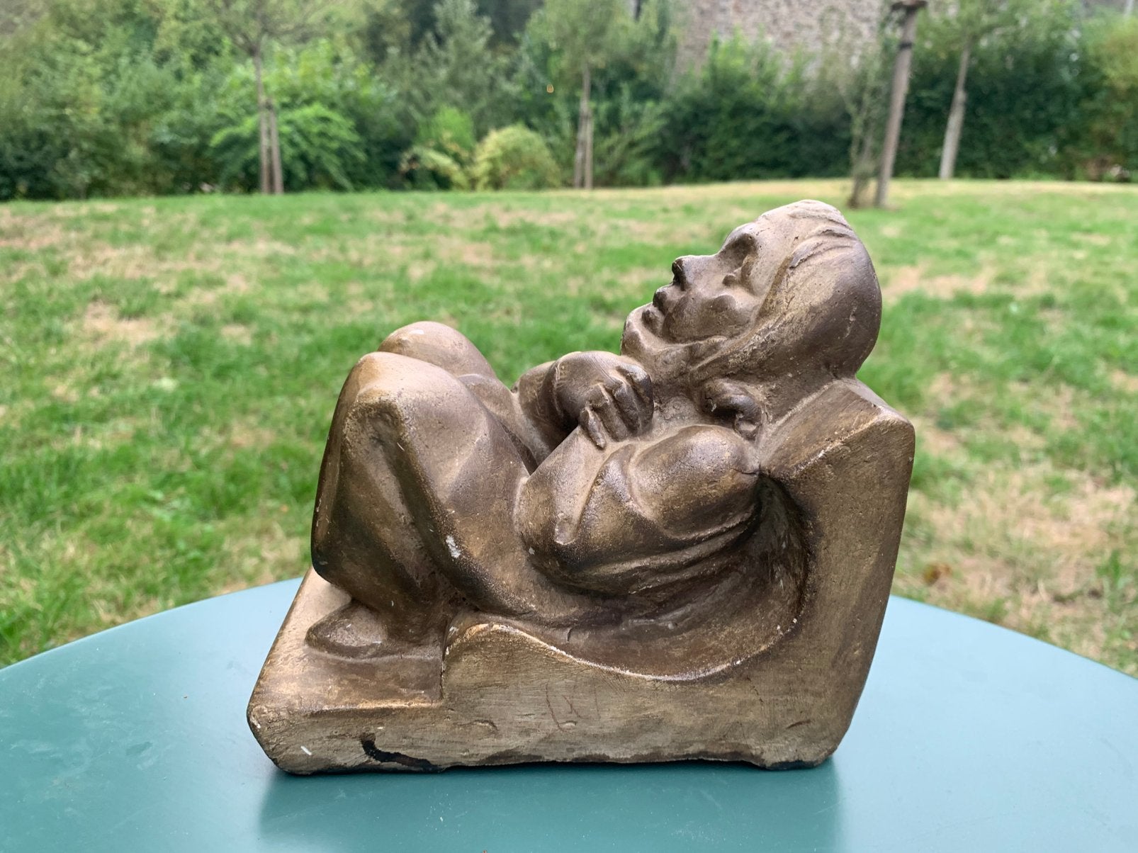 Belle statue murale art déco, console, corbel/corbeau, Enlèvement ou Envoi