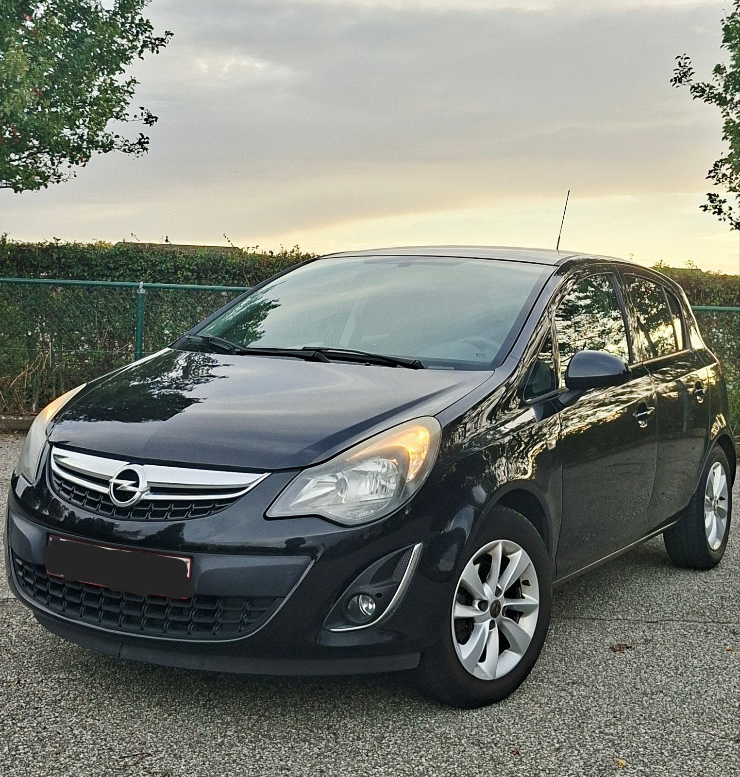 opel corsa 2014 1.2 benzine, Auto's, Zwart, Handgeschakeld, Particulier, Onderhoudsboekje