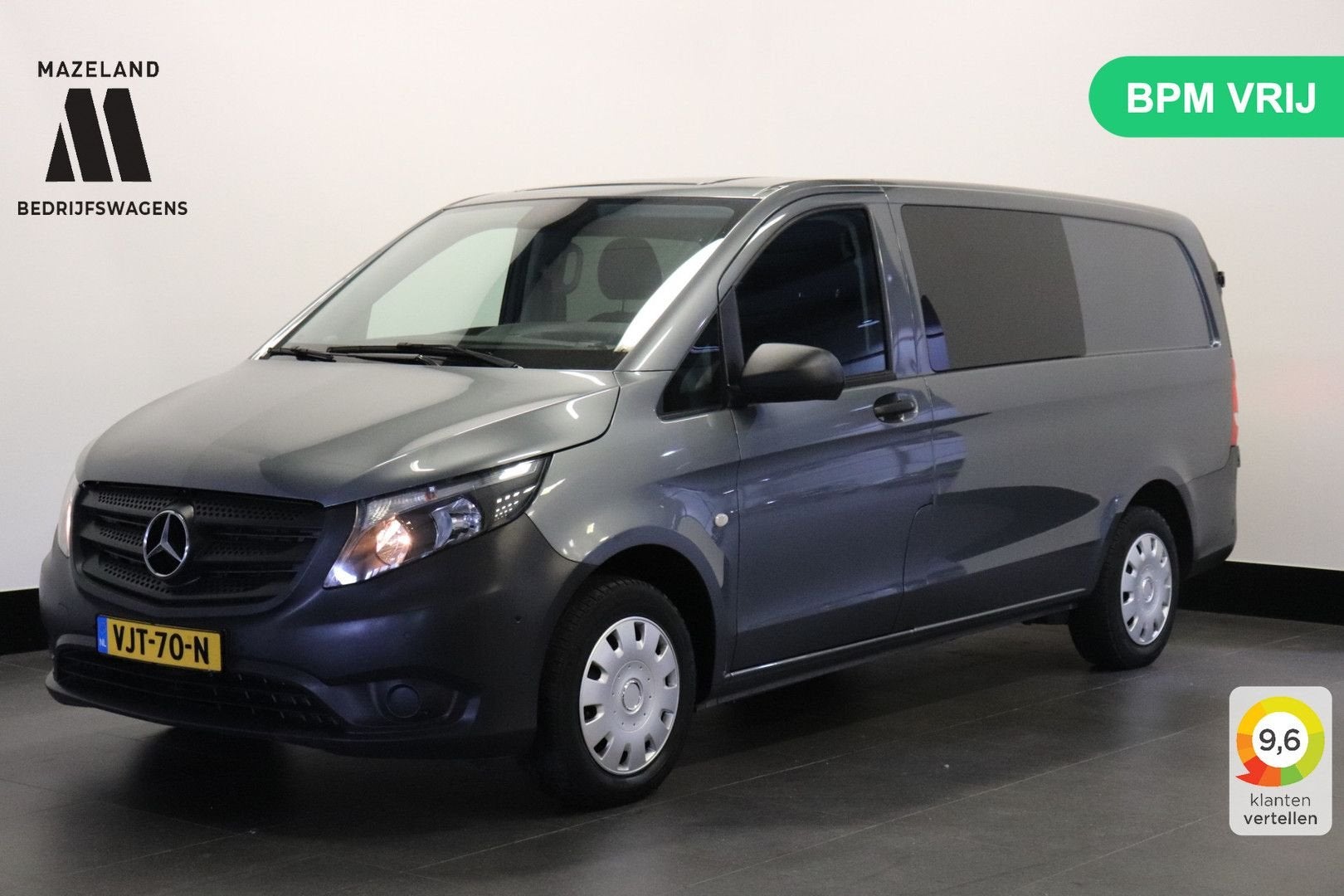 Mercedes-Benz Vito 114 CDI Lang Dubbele Cabine Automaat EURO, Automaat, Parkeersensor, Mercedes-Benz, Bedrijf