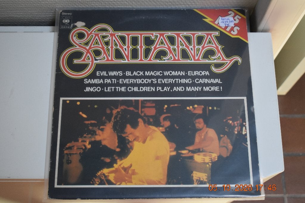 LP : Santana - 25 Hits (2 LP's), Beschermende buitenhoes, Ophalen of Verzenden, Gebruikt, LP
