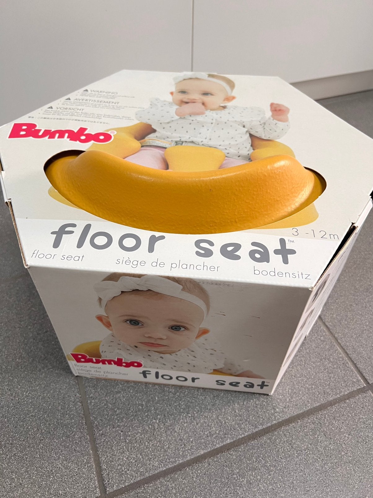 Bumbo Floor seat - Geel, Kinderen en Baby's, Ophalen of Verzenden, Gebruikt, Overige typen, Gordel(s)