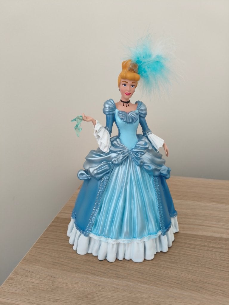 Figurine Disney Showcase Cendrillon Rococo, Collections, Enlèvement, Cendrillon ou Belle, Comme neuf, Statue ou Figurine