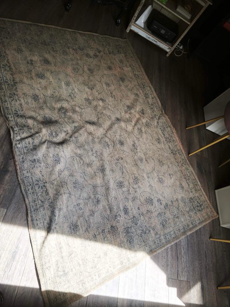 tapijt, Gris, 200 cm ou plus, Antiek look, 150 à 200 cm