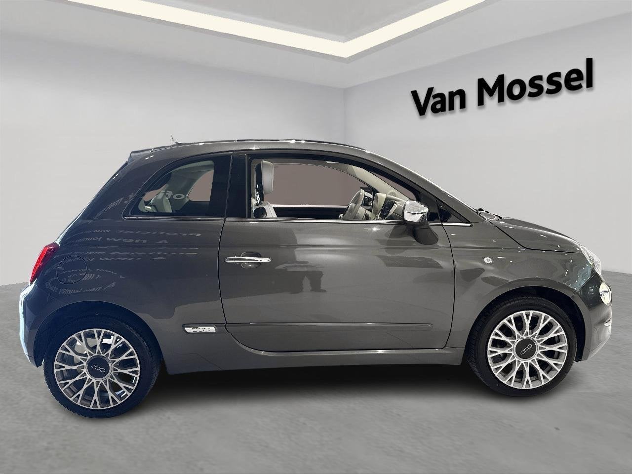 Fiat 500 1.2 8v 69hp Lounge, Autos, Fiat, Argent ou Gris, Achat, Euro 6, Entreprise