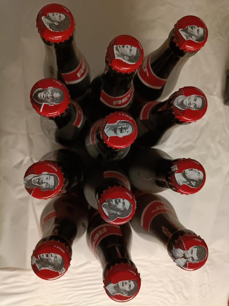 Jupiler flesje met Rode Duivels EK 2021, Verzamelen, Biermerken, Ophalen, Jupiler