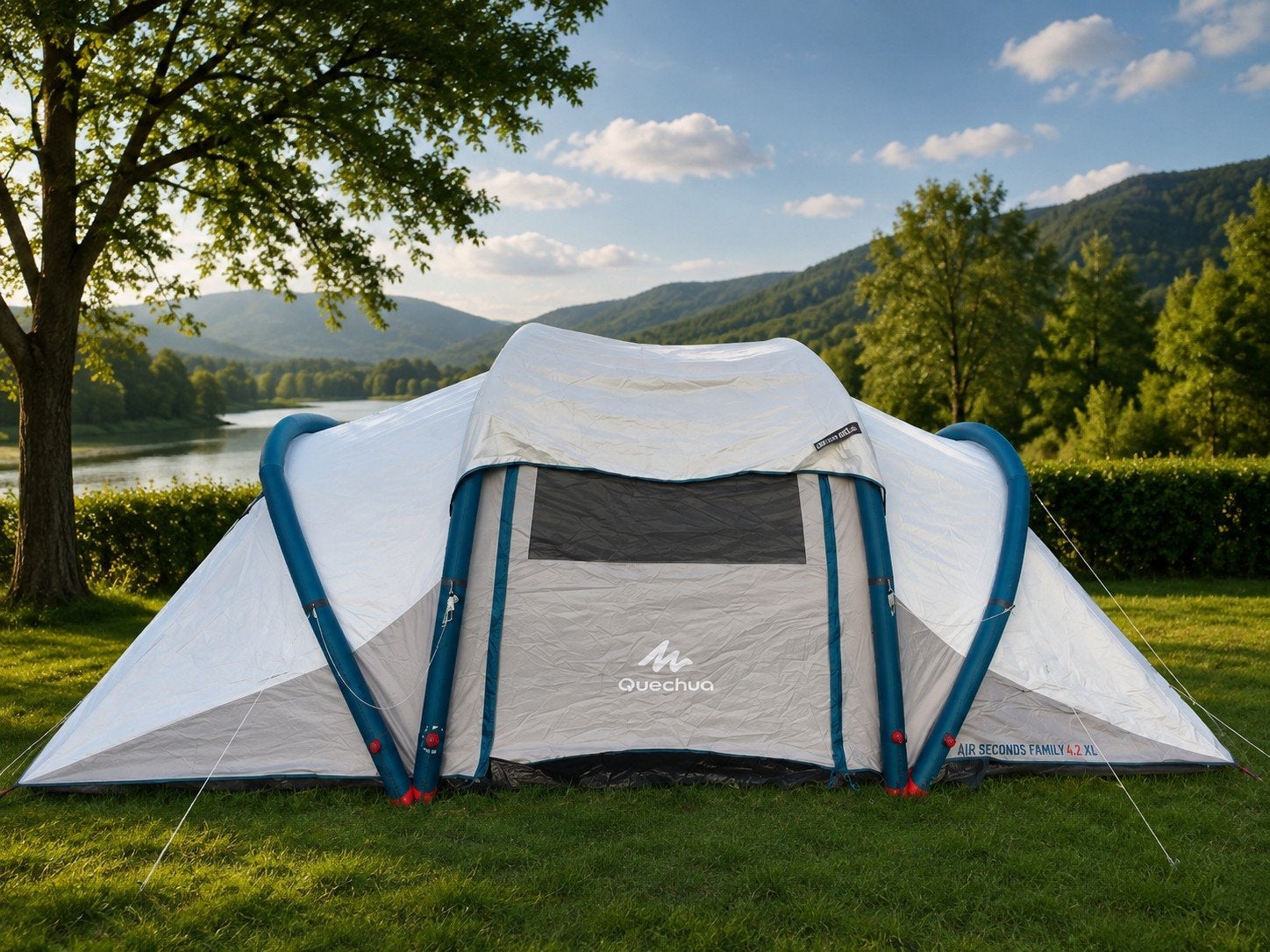 Opblaasbare tent voor 4 personen, Ophalen