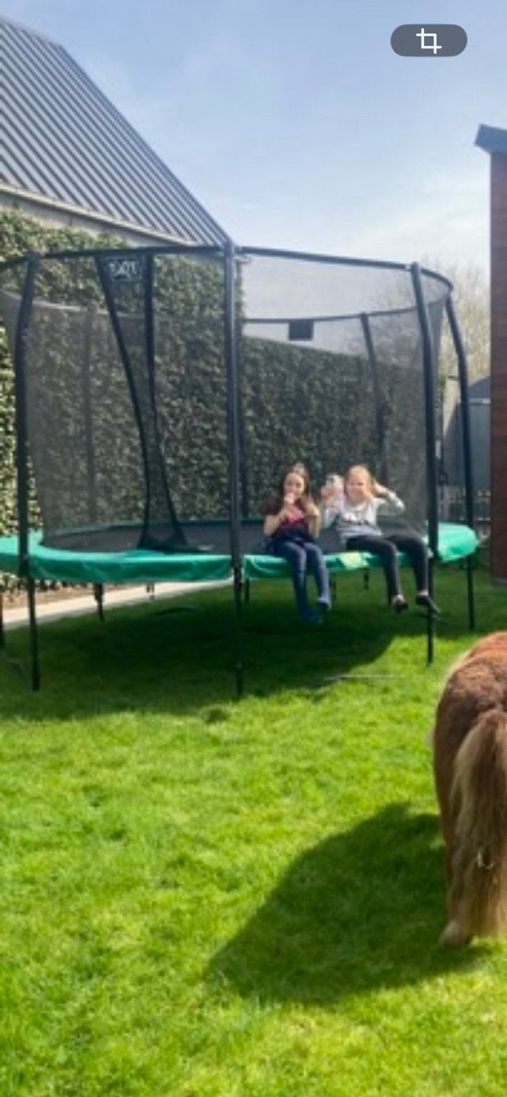 Trampoline exit 366cm, Kinderen en Baby's, Speelgoed | Buiten | Trampolines, Ophalen, Gebruikt