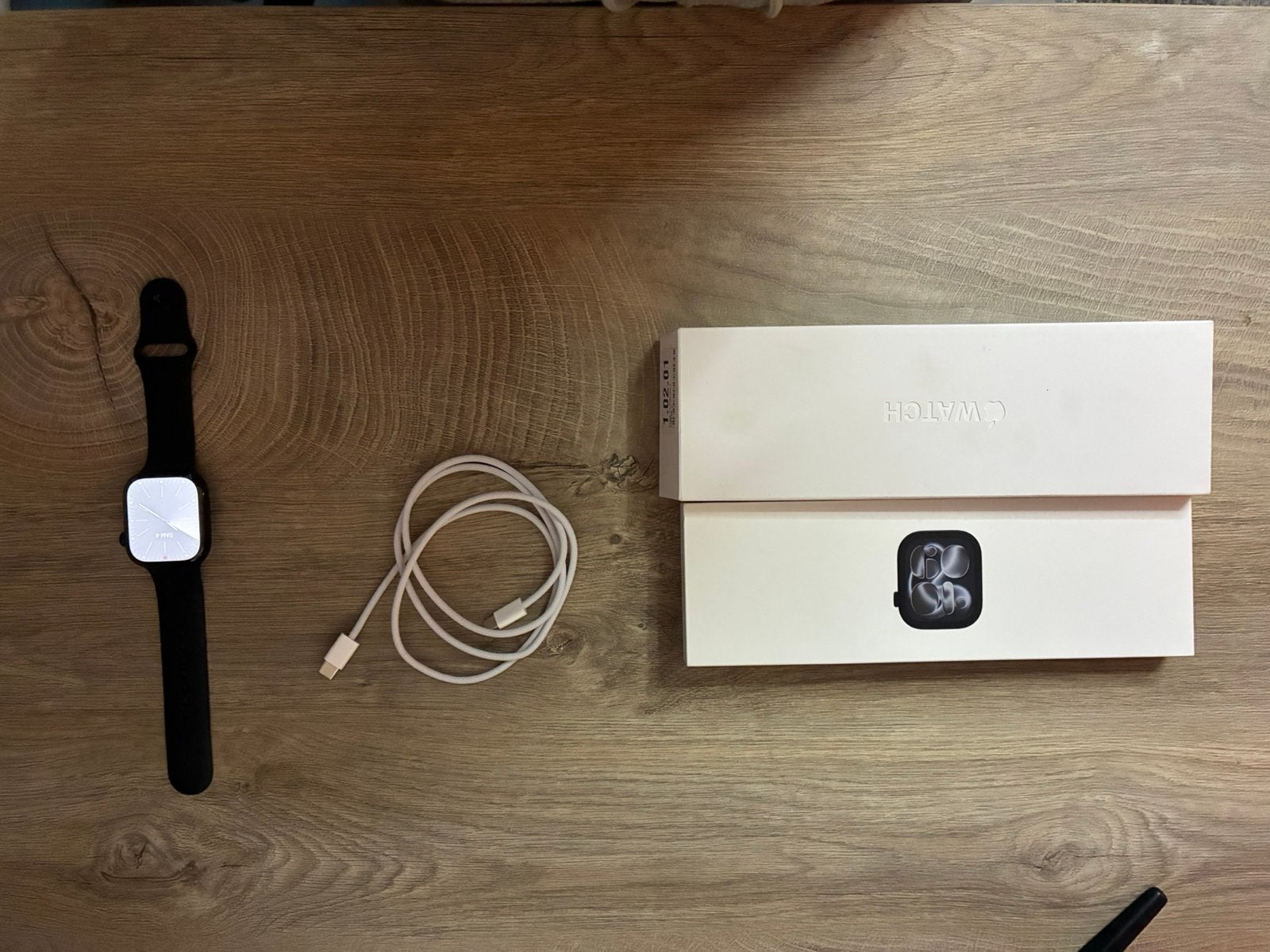Apple watch series 11 46 mm, Handtassen en Accessoires, Smartwatches, Zo goed als nieuw, Ophalen of Verzenden