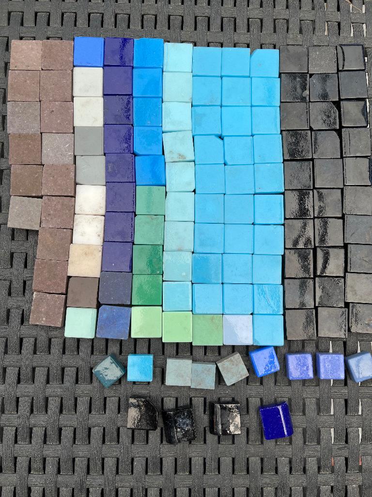 Mosaïques variées 725 gr, Multicolore, Overige thema's, Matériel de bricolage, Enlèvement