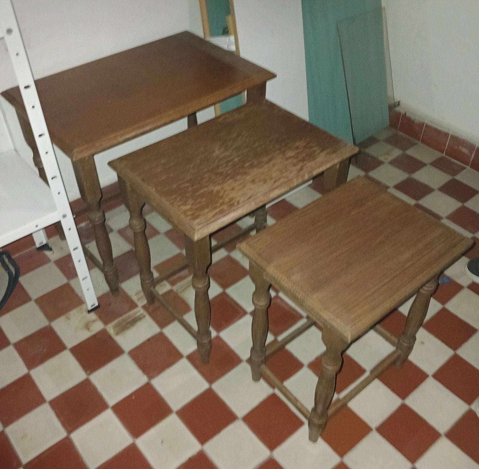 bijzettafels, Enlèvement