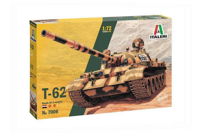 ITALERI 7006 T-62 MAIN BATTLE TANK échelle 1/72, Hobby en Vrije tijd, Modelbouw | Auto's en Voertuigen, Italeri, Nieuw, Ophalen of Verzenden